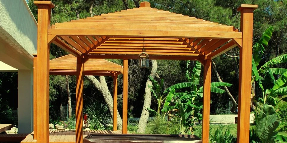 Scène en serre ou jardinerie avec deux hommes souriants